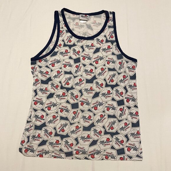 2005 Molson Canadian Beer Tank Mens Size Medium - Picture 1 of 16
